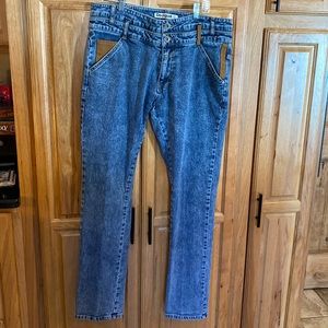 Desigual double waist slim fit jeans